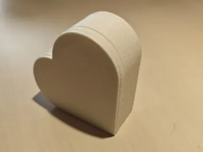 Heart Box in Fuzzy Skin