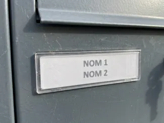Étiquette Boîte aux Lettres Personnalisable