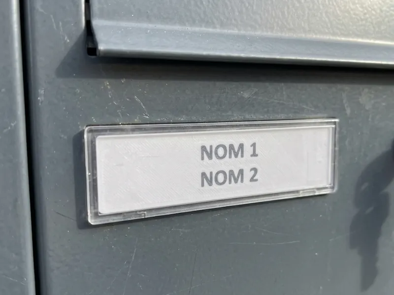 Étiquette Boîte aux Lettres Personnalisable