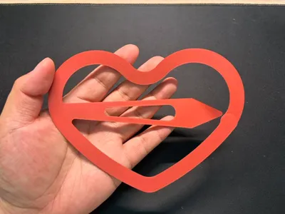 Oversized Heart Hair Clip
