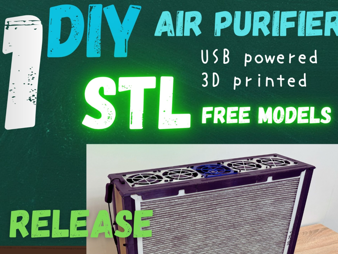 Air purifier V1 final release from  @JurArtDeco  