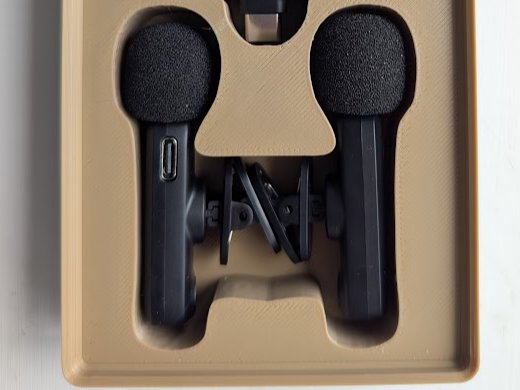 Gridfinity Wireless Lavalier Microphone Kit Holder