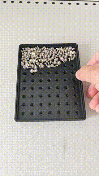 单手操作电动螺丝刀磁性批头用螺丝盒M3螺丝盒防黏连