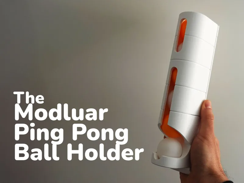 Modular Ping Pong ball holder