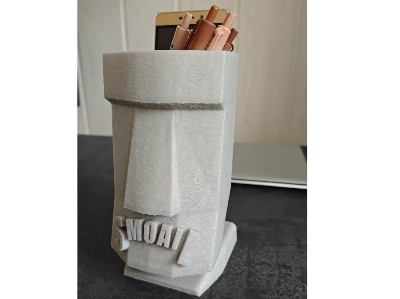 MOAI statue | Easter island | pen phone holder