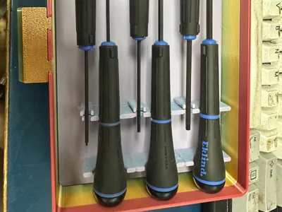 Hex Screwdriver Organizer for a Gridfinity Drawer
