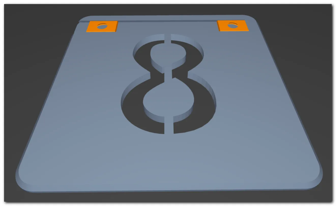 Parametric Sign Parametric Floating Sign & Hidden Mount - Free 3D Print Model - MakerWorld
