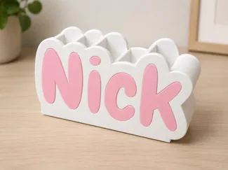 Parametric Name Desk Organizer