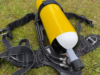 Dummy air cylinder for SCBA dummy