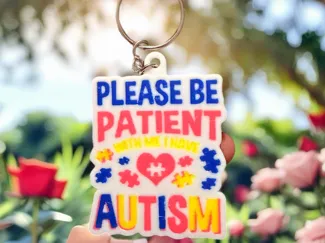 Autism Keychain 