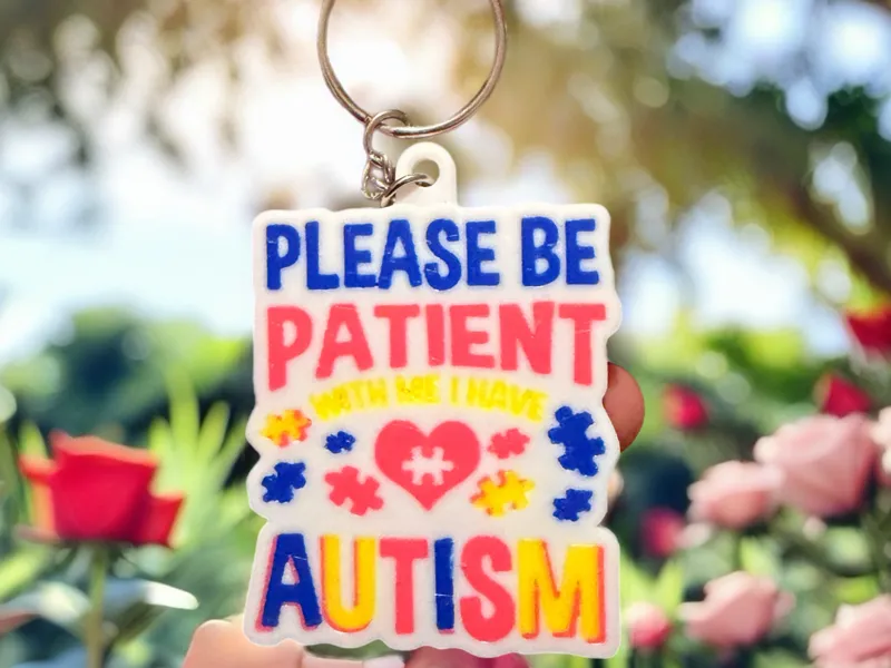 Autism Keychain 