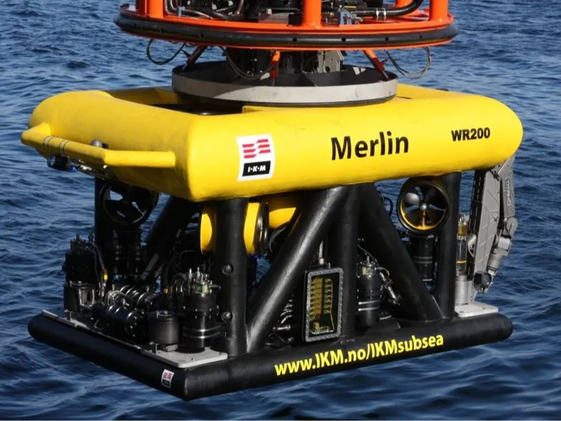 Modelo 3D de baixa poligonagem do ROV Merlin WR200