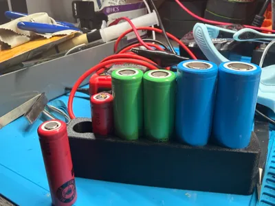 Battery weld holder for 14500 18500 18650 & 21700