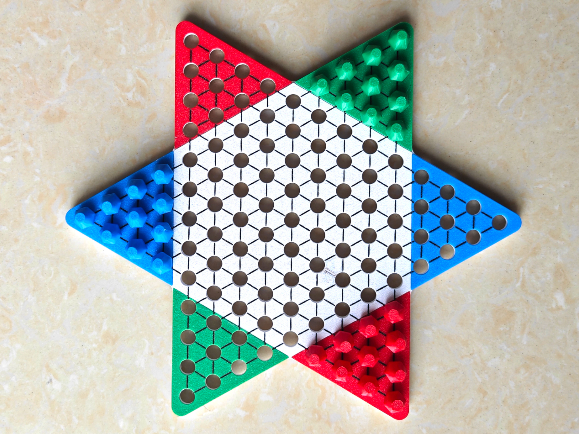 多色跳棋