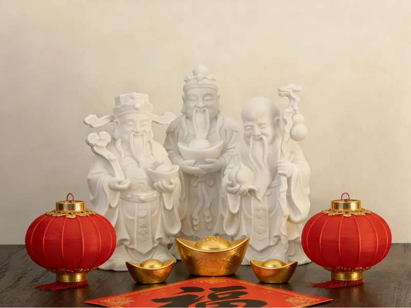 福禄寿摆件 喜庆吉祥 过年装饰