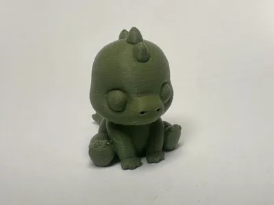 Tiny Chibi Dinosaur - Pebble