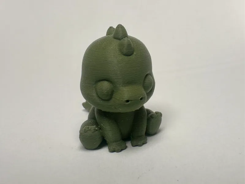 Tiny Chibi Dinosaur - Pebble