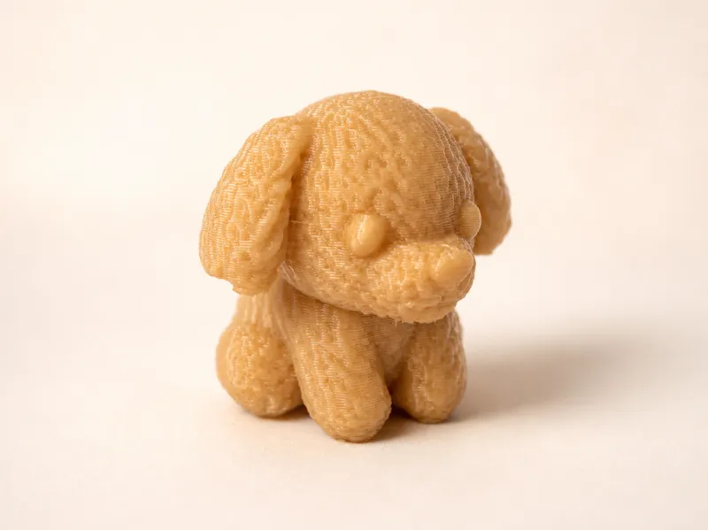 Tiny Knitted Puppy - Noodle