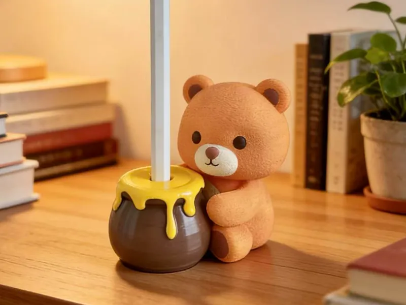超可爱小熊笔筒
