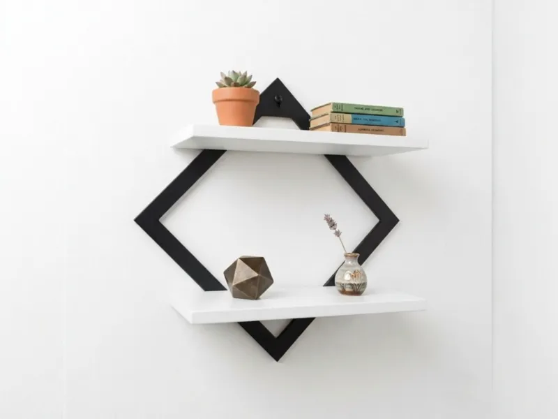 Hanging Geometric Organizer Niche