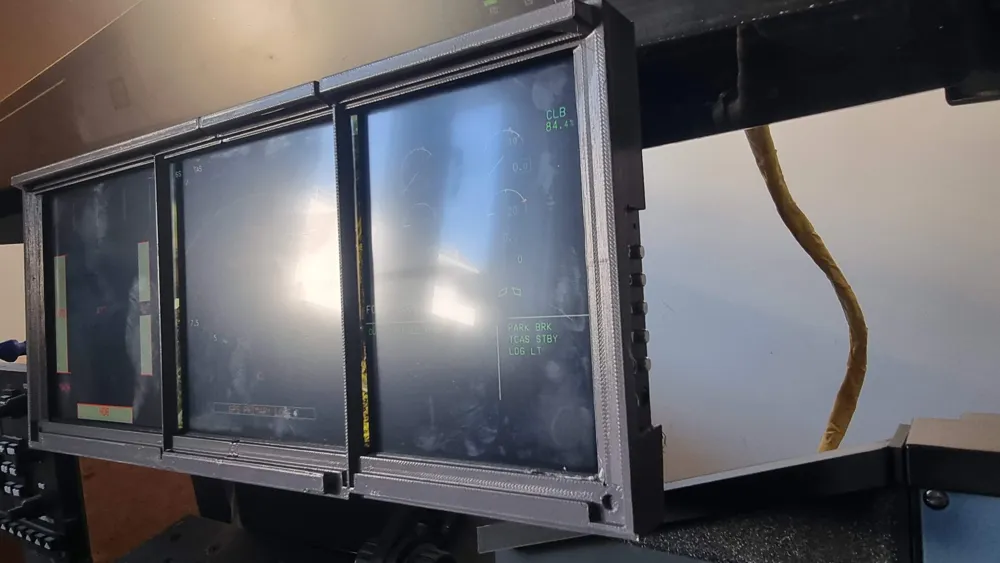 A320 PFD ND ECAM frame for Prechen 12.3