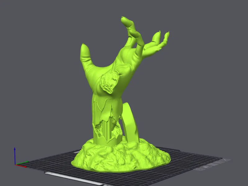 Stand Cuffie mano zombie