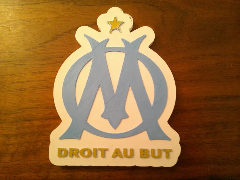 Olympique de Marseille Logo Coaster or Plaque
