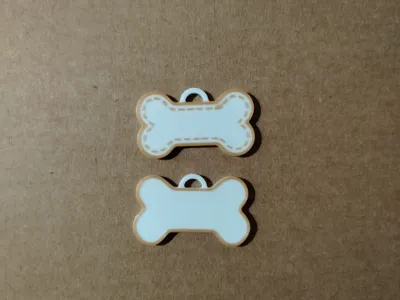 Bone keychain