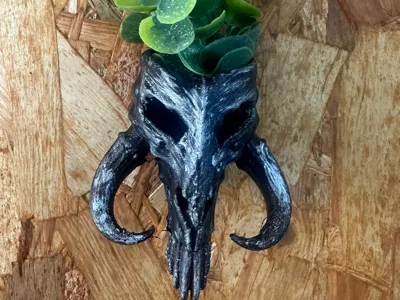Mandalorian SKULL WALL VASE