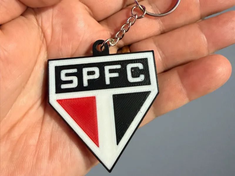 Sao Paulo Soccer Keychain 