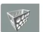 honeycomb box with intergrated handles