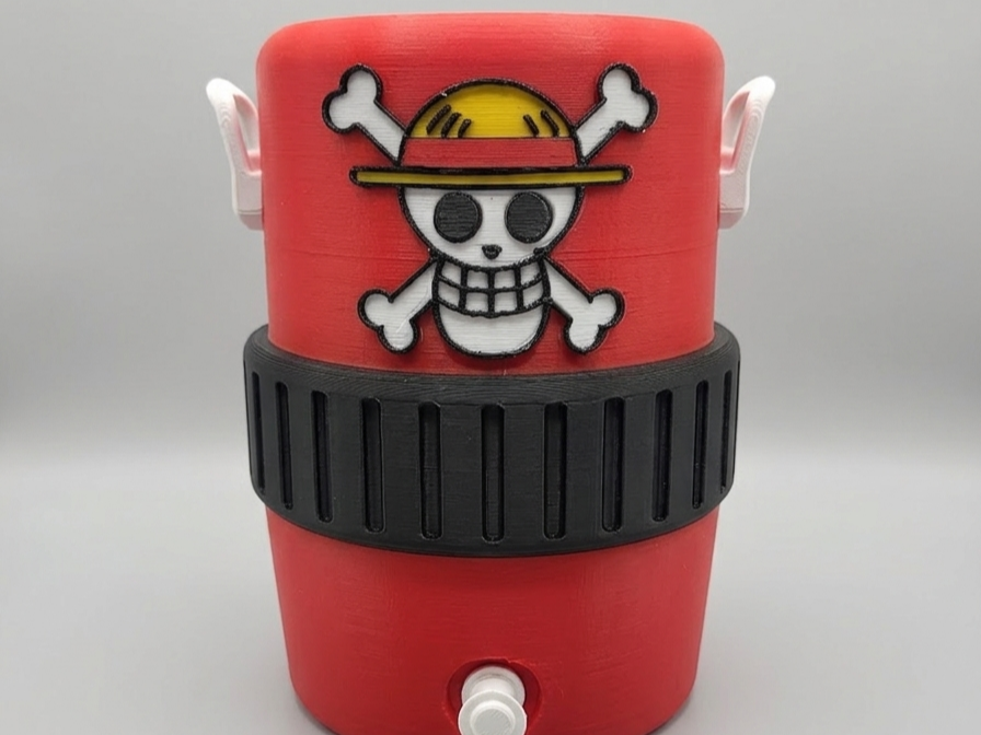 Straw Hat Igloo Coozie
