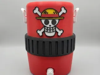 Straw Hat Igloo Coozie