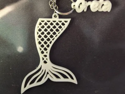 Mermaid keychain