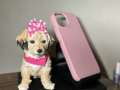 dog decoration phone holder