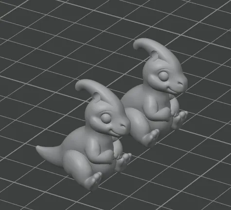Parasaurolophus Earrings view 3
