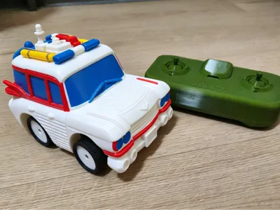 Chibi Ghostbusters Ecto-1 CyberBrick Edition