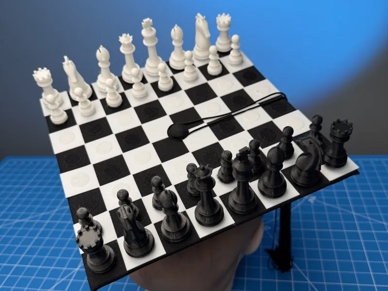 Graduation Cap Chessboard