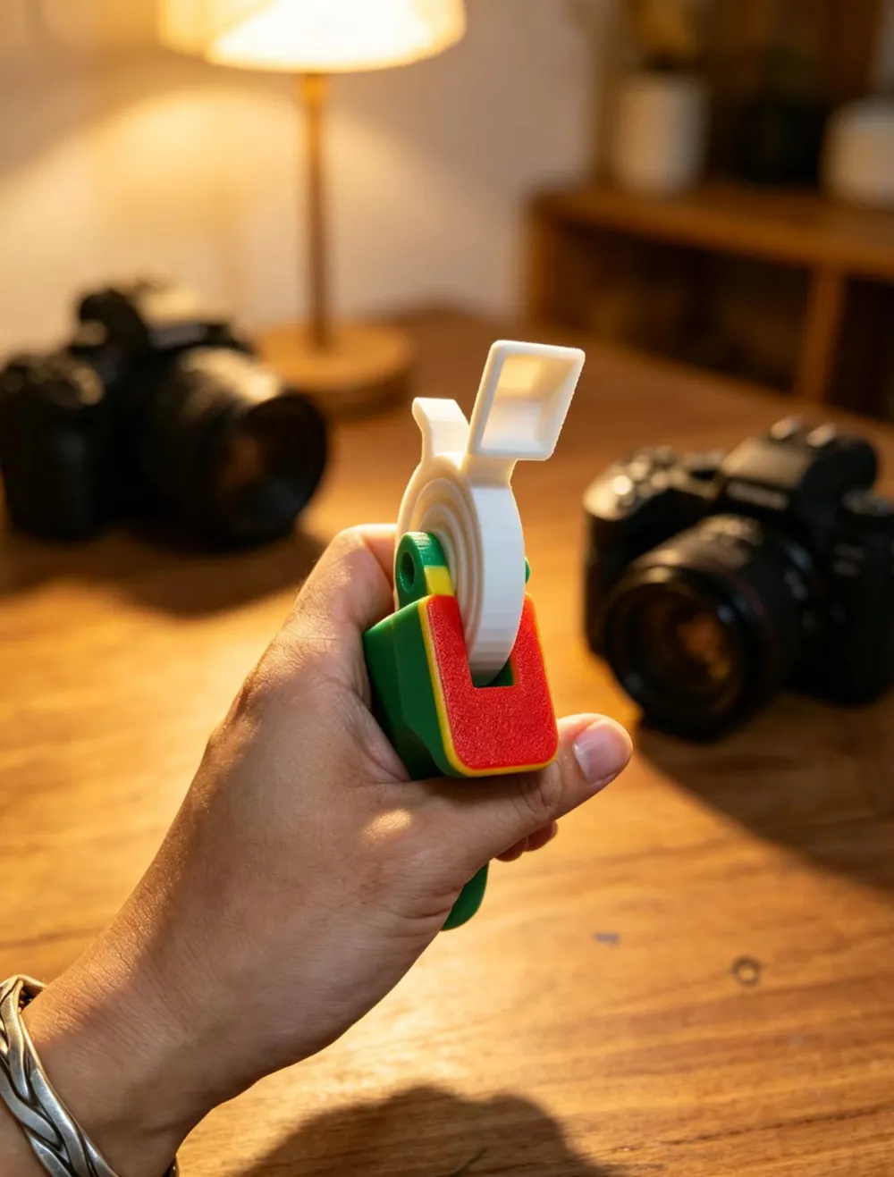 One-handed Spring-Loaded Elastic Toy Launcher - Free 3D Print Model ...