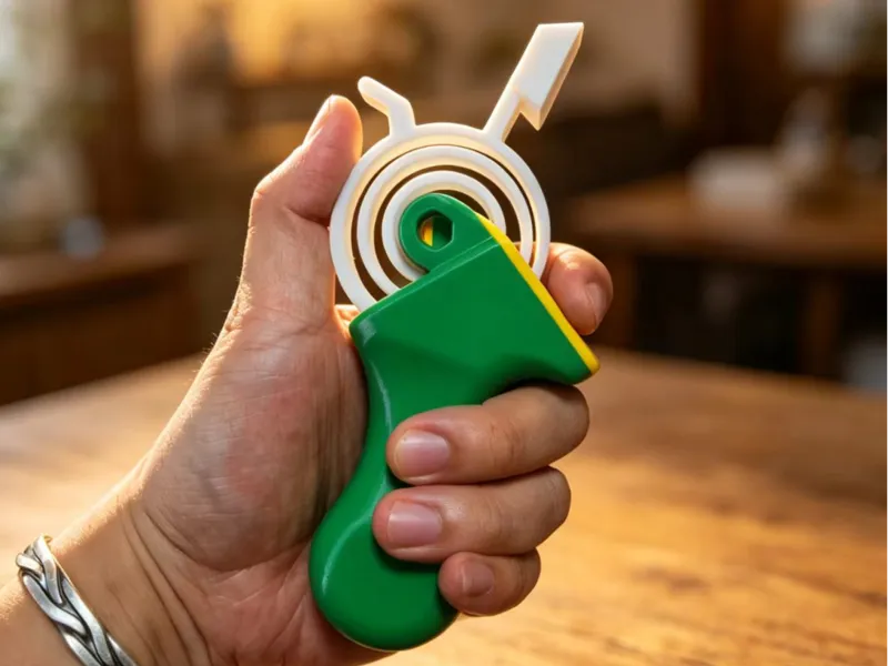 单手窝簧发射器玩具弹性发射