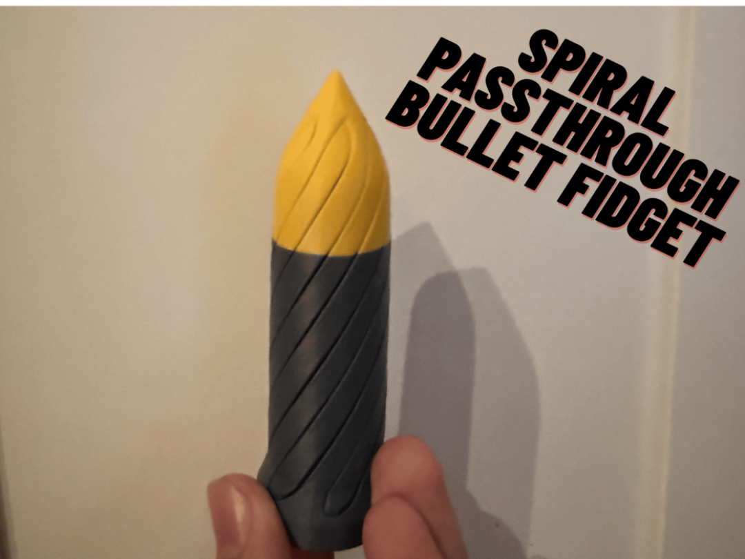 Spiral Passthrough Bullet Fidget