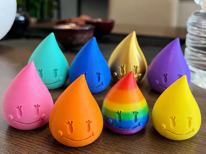 Smiling Teardrop Toy