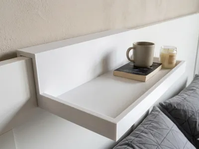 Configurable BRIMNES IKEA Bed Shelf