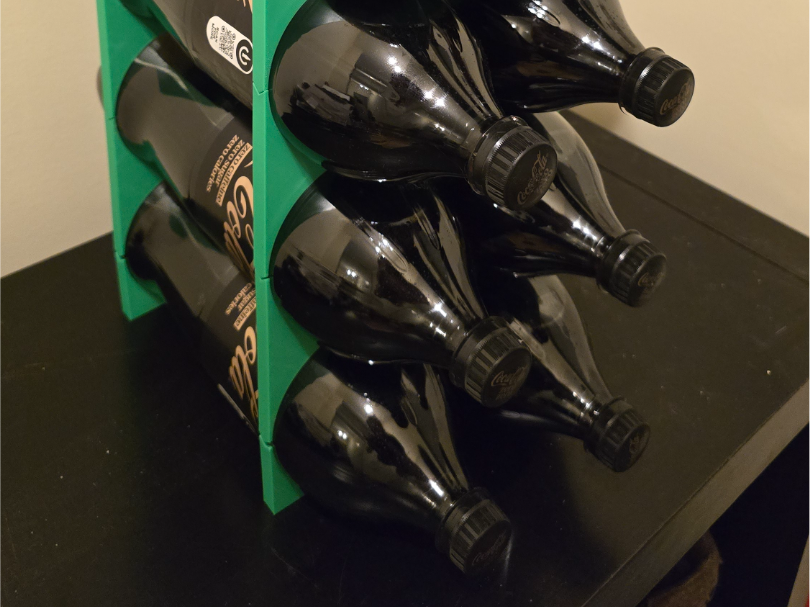 Stackable Bottle Rack Rail
