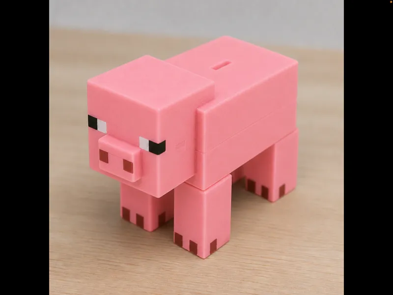 Minecraft piggy bank