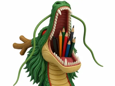 Shenlon Dragon Ball pencil holder