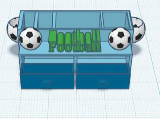 Football themed organiser 