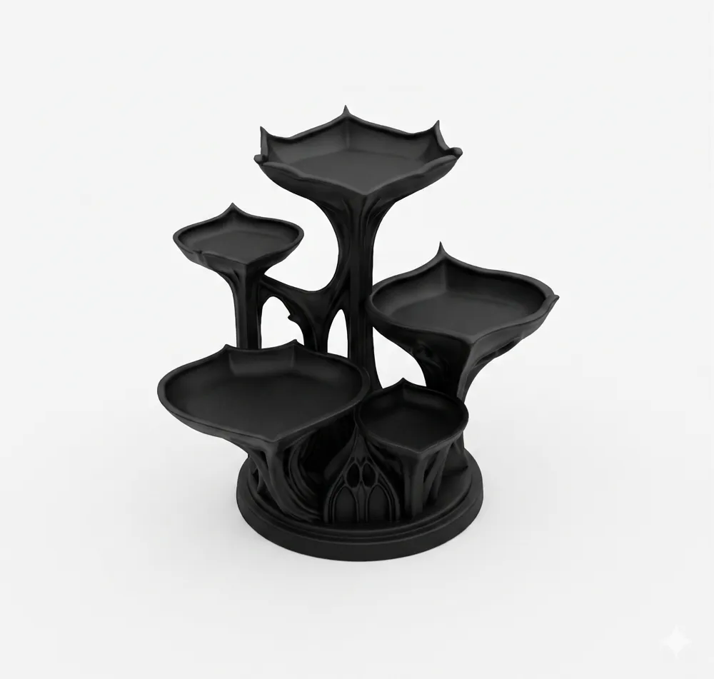 Gothic Jewelry Organizer Tree Dark Fantasy Goth - Free 3D Print Model ...