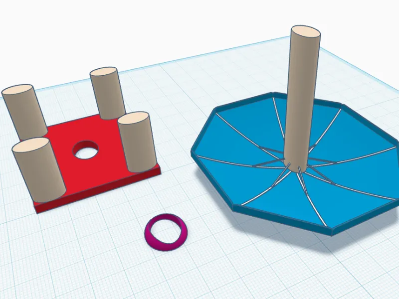 Umbrella and table