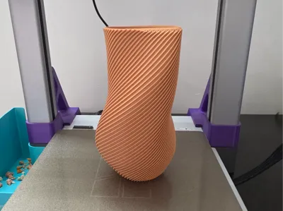 Twisted Spiral Decorative Vase